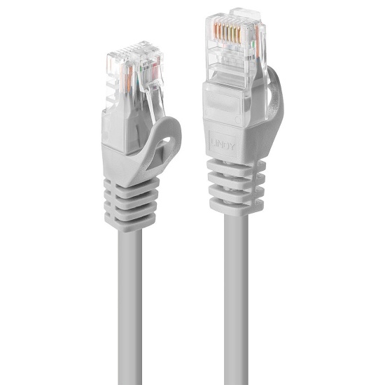 Lindy 5m Cat.5e U/UTP Network Cable, Grey Image