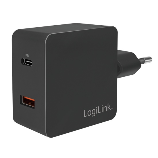 LogiLink PA0220 mobile device charger Universal Black AC Fast charging Indoor Image