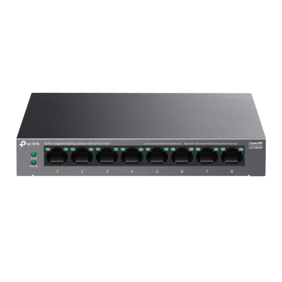 TP-Link LiteWave 8-Port Gigabit Desktop Switch with 8-Port PoE+ Image