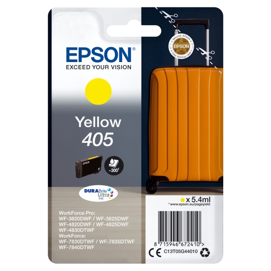 Epson 405 DURABrite Ultra Ink ink cartridge 1 pc(s) Original Standard Yield Yellow Image