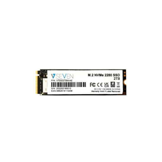 V7 V7SSD2TBNV4E internal solid state drive M.2 2 TB 3D TLC NVMe Image