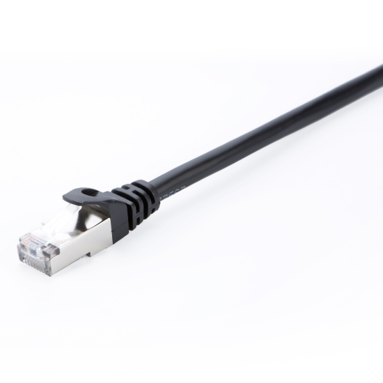 V7 CAT6 Ethernet Shielded STP 03M Black Image