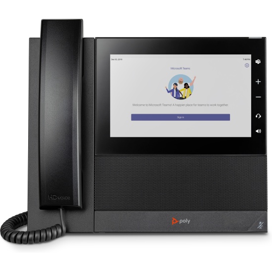 POLY CCX 600 Business Media Phone for Microsoft Teams and PoE-enabled Image