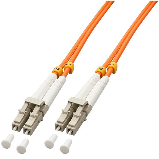 Lindy 2m LC-LC OM2 50/125 Fibre Optic Patch Cable Image