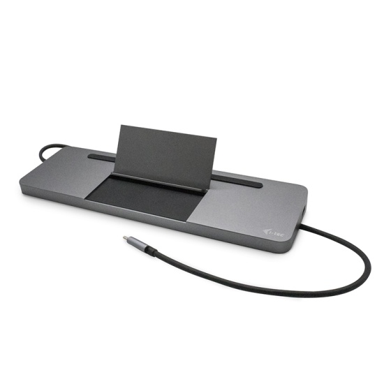 i-tec Metal USB-C Ergonomic 4K 3x Display Docking Station + Power Delivery 85 W Image