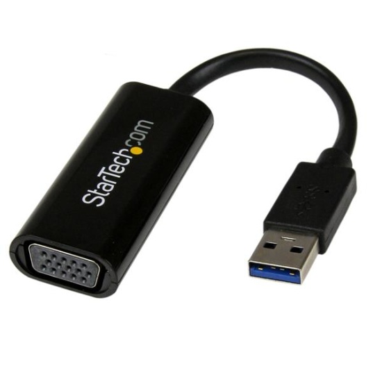 StarTech.com USB 3.0 to VGA Adapter - Slim Design - 1920x1200 Image