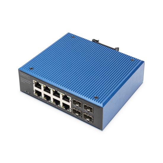 Digitus Industrial 8 + 4-Port Gigabit Ethernet Switch Image