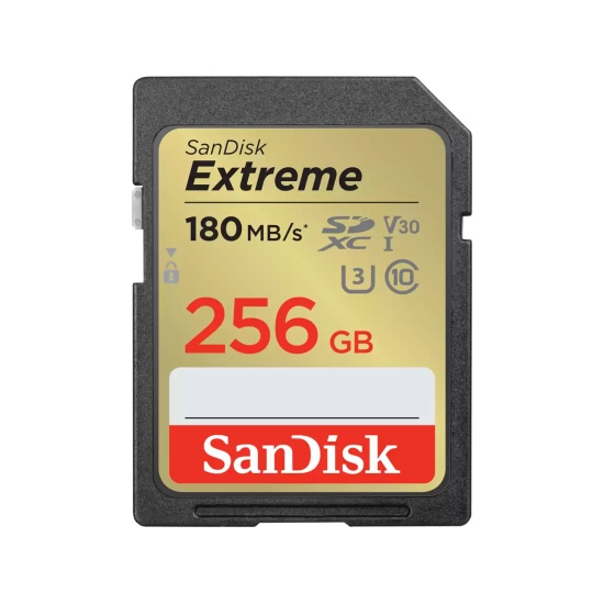 SanDisk Extreme 256 GB SDXC UHS-I Class 10 Image