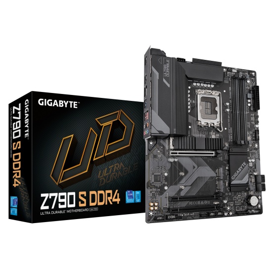 Gigabyte Z790 S DDR4 Motherboard - Supports Intel Core 14th CPUs, 8+1+1 Phases Digital VRM, up to 5333MHz DDR4, 3xPCIe 4.0 M.2, 2.5GbE LAN , USB 3.2 Gen 2 Image