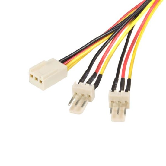 StarTech.com 12in TX3 Fan Power Splitter Cable Image