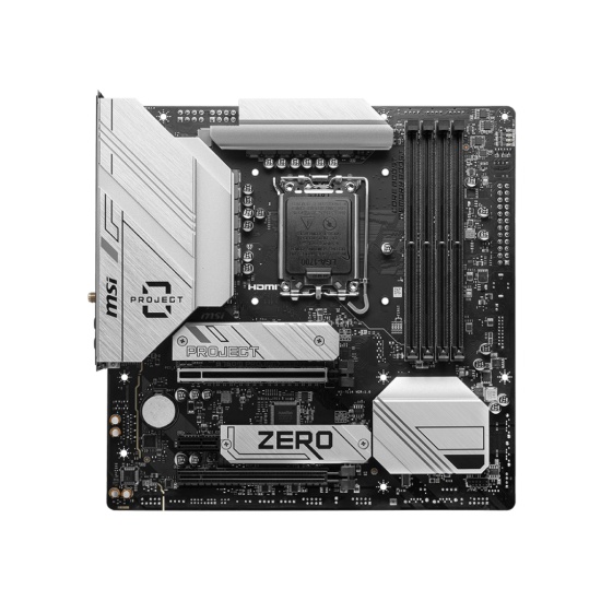 MSI B760M Ptoject Zero Intel B760 LGA 1700 micro ATX Image