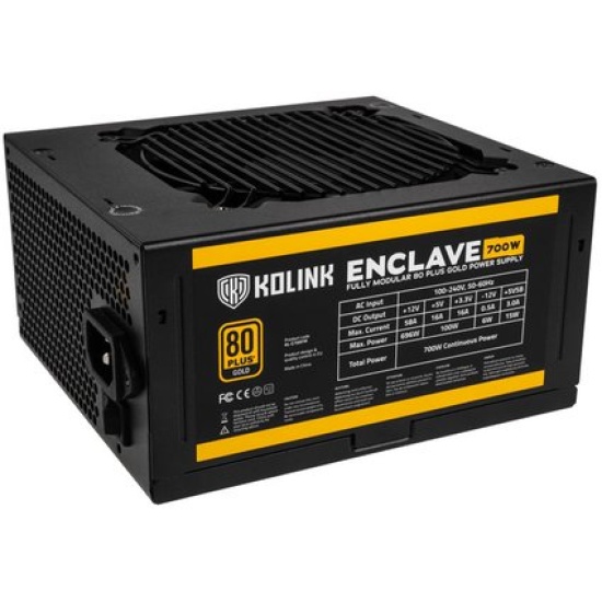 Kolink Enclave power supply unit 700 W 20+4 pin ATX ATX Black Image