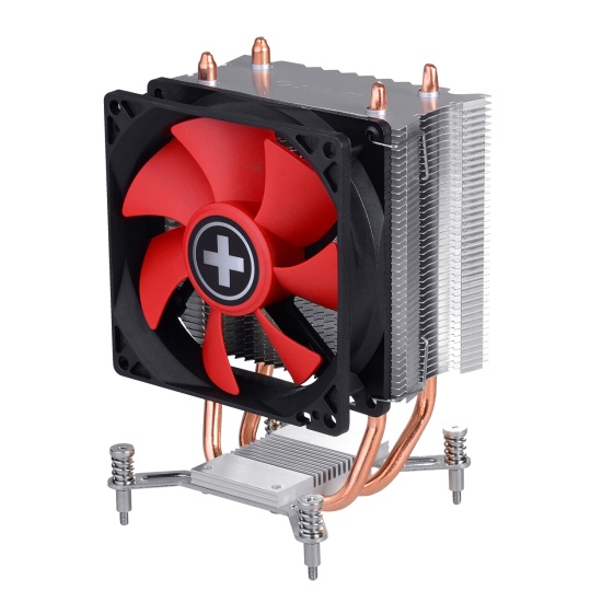 Xilence I402 Processor Cooler 9.2 cm Black, Red, Silver Image