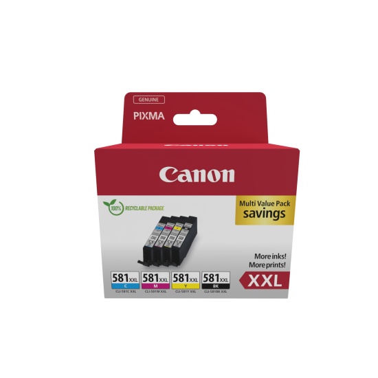 Canon 1998C007 ink cartridge 4 pc(s) Original Black, Cyan, Magenta, Yellow Image