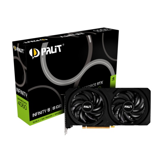 Palit NE64060019P1-1070L graphics card NVIDIA GeForce RTX 4060 8 GB GDDR6 Image