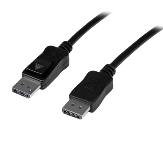 StarTech.com 50ft (15m) Active DisplayPort Cable - 4K Ultra HD DisplayPort Cable - Long DP to DP Cable for Projector/Monitor - DP Video/Display Cord - Latching DP Connectors Image