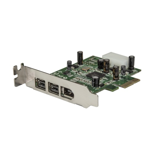 StarTech.com 3 Port 2b 1a Low Profile 1394 PCI Express FireWire Card Adapter Image