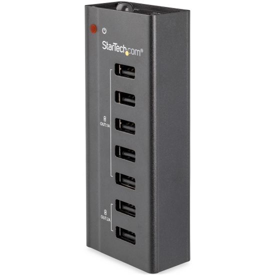 StarTech.com 7-Port USB Charging Station with 5x 1A Ports and 2x 2A Ports Image