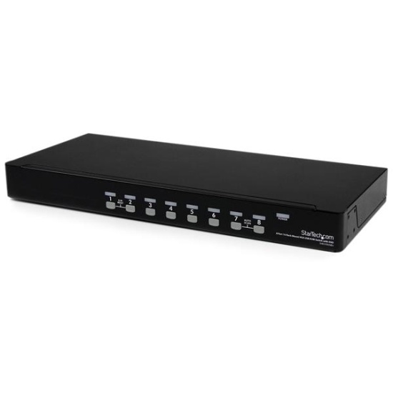 StarTech.com 8 Port 1U Rackmount USB KVM Switch with OSD Image