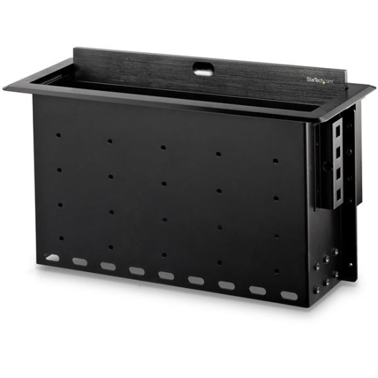 StarTech.com Dual-Module Conference Table Connectivity Box with Cable Organizer Image