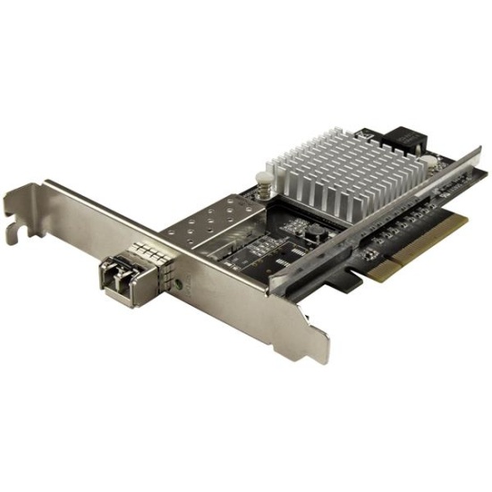 StarTech.com 1-Port 10G SFP+ Fiber Optic Network Card - PCIe - Intel Chip - MM Image