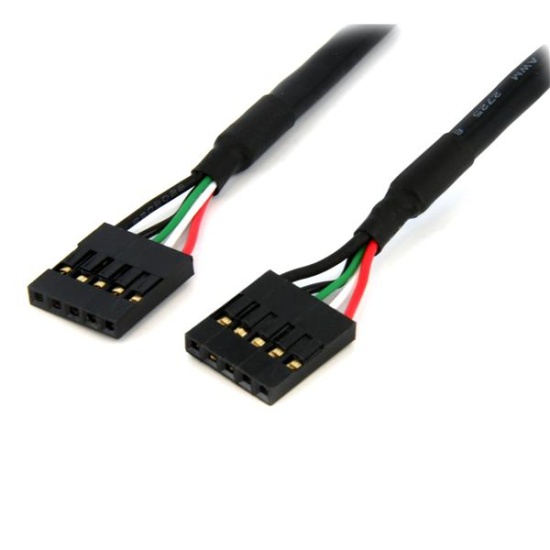 StarTech.com 24in Internal 5 pin USB IDC Motherboard Header Cable F/F Image