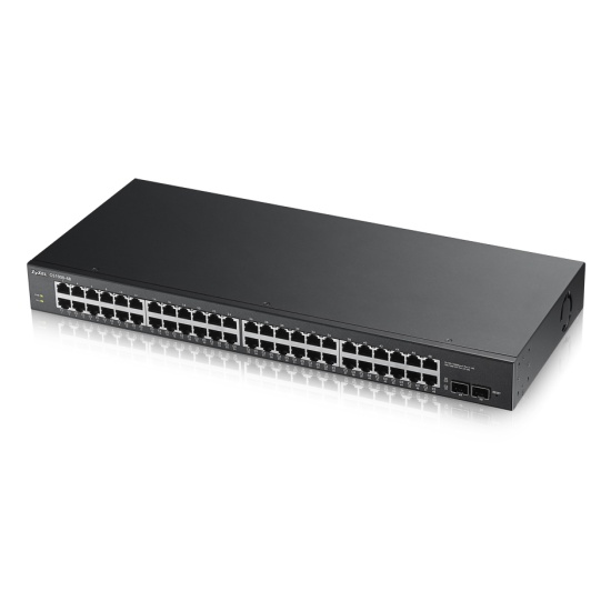 Zyxel GS1900-48-GB0102F network switch Managed L2 Gigabit Ethernet (10/100/1000) Black Image