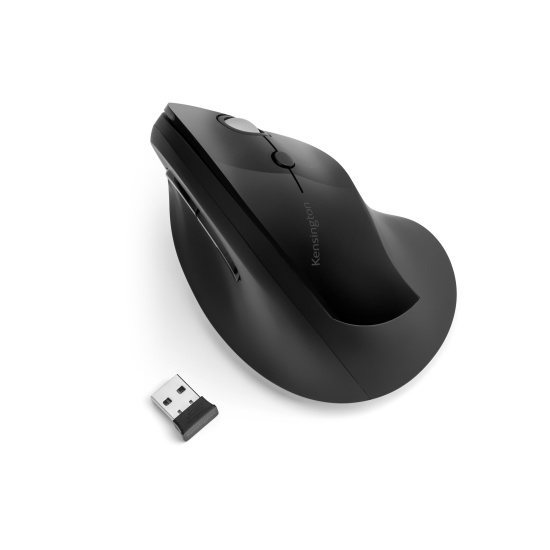 Kensington Pro Fit Ergo Vertical Wireless Mouse Black Image