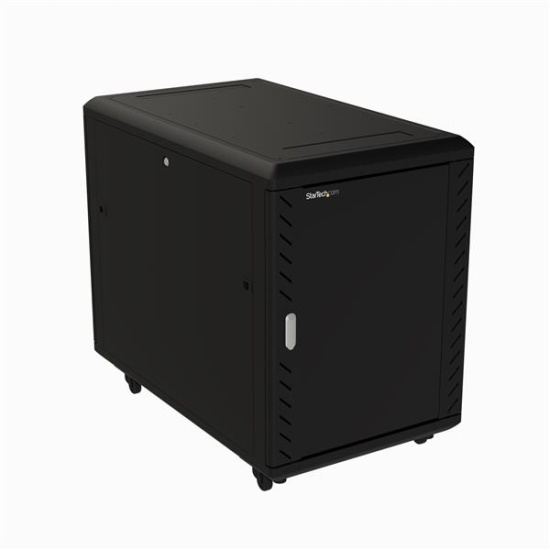 StarTech.com 4-Post 15U Server Rack Cabinet, Lockable 19