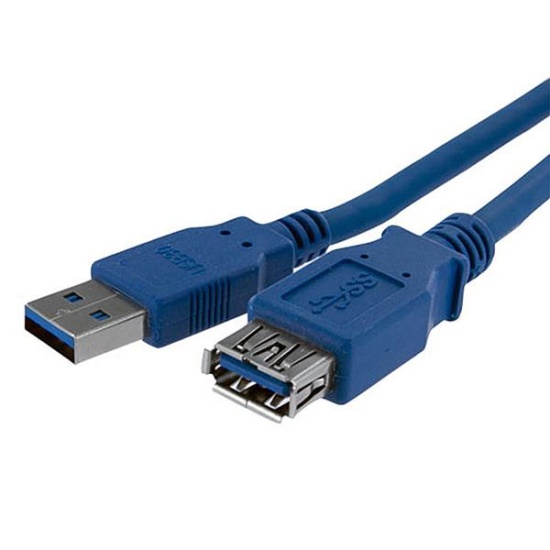 StarTech.com 1m Blue SuperSpeed USB 3.0 Extension Cable A to A - M/F Image