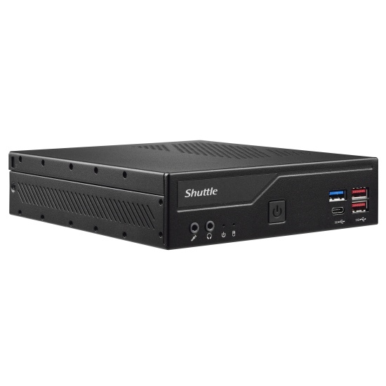 Shuttle Slim PC DH670V2 , S1700, 2x HDMI, 2x DP , 2x 2.5G LAN, 2x COM, 8x USB, 1x 2.5