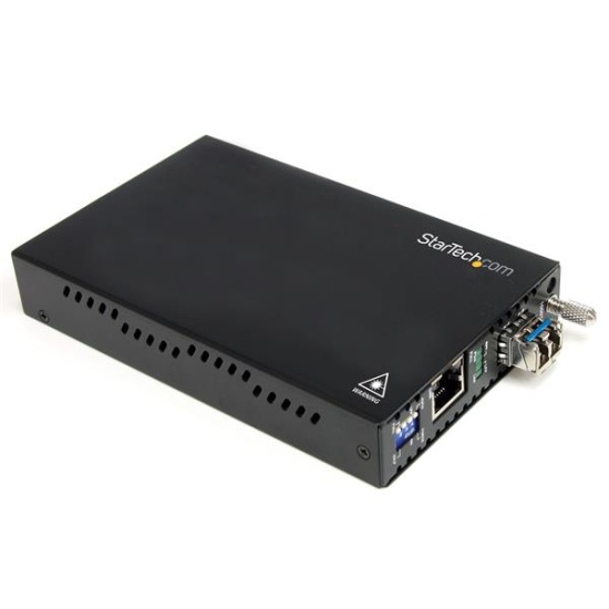 StarTech.com Fiber Media Converter Gigabit 1000Mbps MM Fibre LC 550m Image