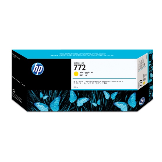 HP 772 300-ml Yellow DesignJet Ink Cartridge Image