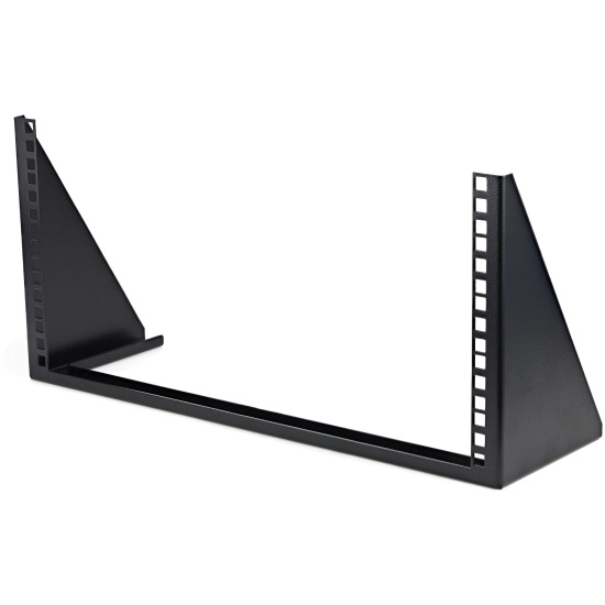 StarTech.com 5U Vertical Wall Mount Rack - 19in Low Profile Open Wall Mounting Bracket - Network/Server Room/Data/AV/IT/Patch Panel/Communication/Computer Equipment - w/ Cage Nuts/Screws Image