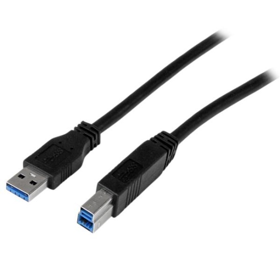 StarTech.com 1m (3ft) Certified SuperSpeed USB 3.0 A to B Cable - M/M Image