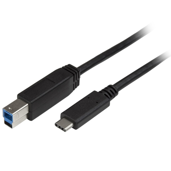 StarTech.com USB-C to USB-B Cable - M/M - 2 m (6 ft.) - USB 3.0 Image