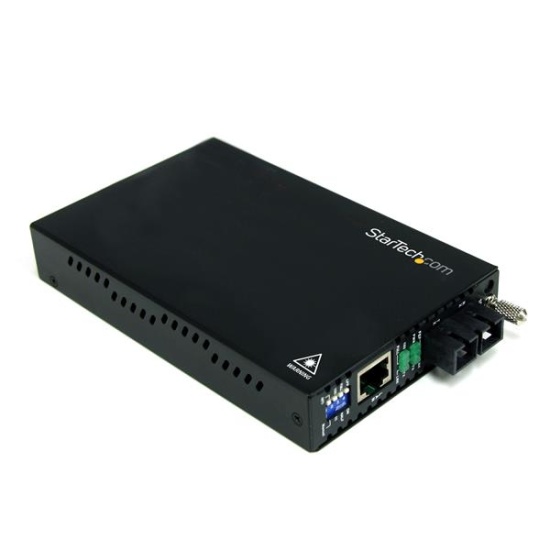 StarTech.com 10/100 Mbps Multi Mode Fiber Media Converter SC 2 km Image