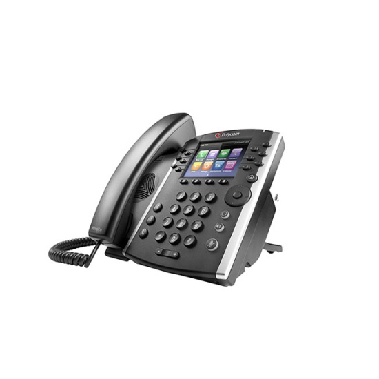 POLY 401 Skype for Business IP phone Black 12 lines TFT Image