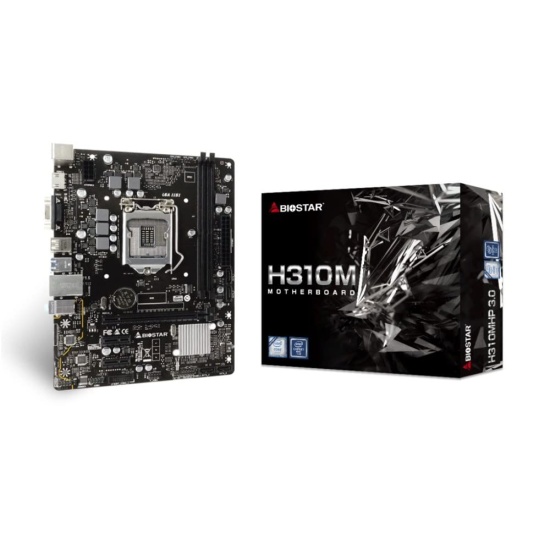 Biostar H310MHP 3.0 motherboard Intel® H310 LGA 1151 (Socket H4) micro ATX Image