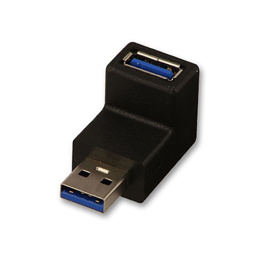 Lindy USB 3.2 Type A to A 90° Adapter, up Image