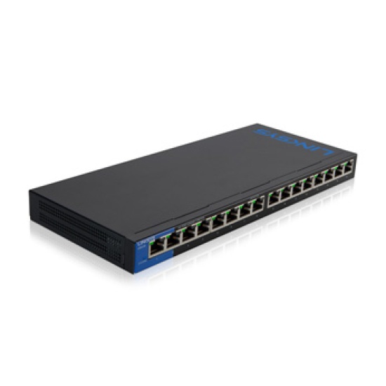 Linksys LGS116-UK network switch Unmanaged Gigabit Ethernet (10/100/1000) Black Image