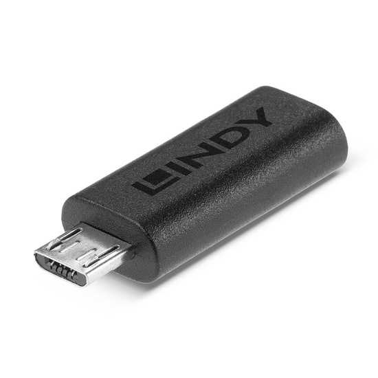 Lindy USB 2.0 Type Micro-B to C Adapter Image