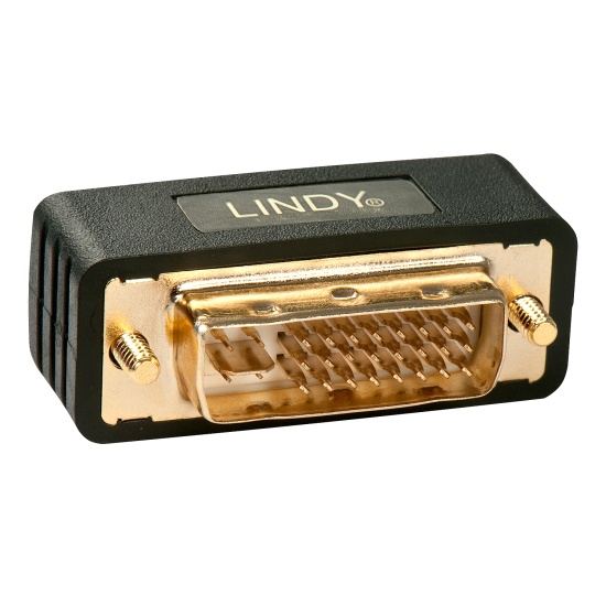 Lindy Premium DVI-I Coupler, Male to Female Image