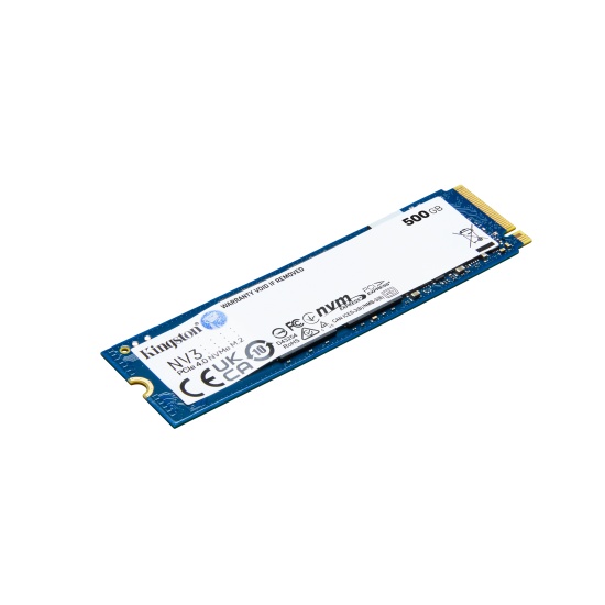 Kingston Technology 500G NV3 M.2 2280 NVMe SSD Image Kingston Technology 500G NV3 M.2 2280 NVMe SSD Image