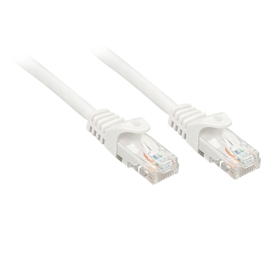 Lindy Rj45/Rj45 Cat6 1m networking cable White U/UTP (UTP) Image