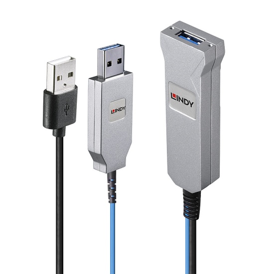 Lindy 30m Fibre Optic USB 3.0 Cable Image