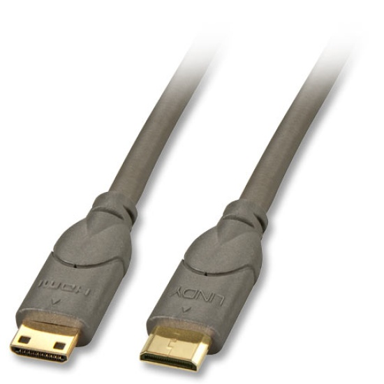 Lindy 0.5m HDMI CAT2 HDMI cable HDMI Type C (Mini) Black Image