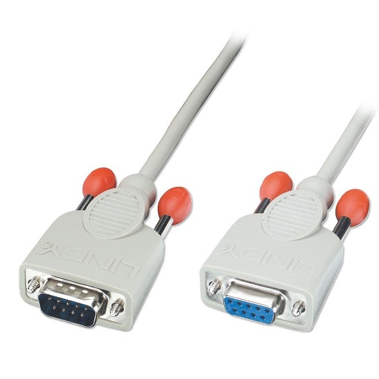 Lindy RS232 Cable 9P-SubD M/F 10m Image