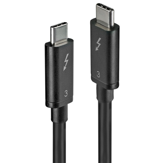 Lindy 0.5m Thunderbolt 3 Cable, Passive Image