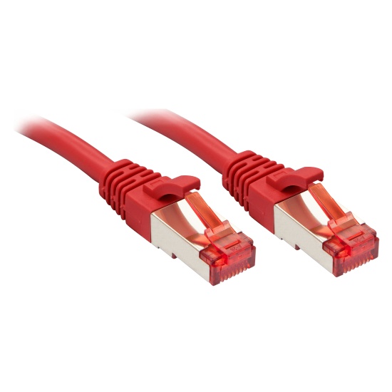 Lindy Cat.6 S/FTP 1m networking cable Red Cat6 S/FTP (S-STP) Image